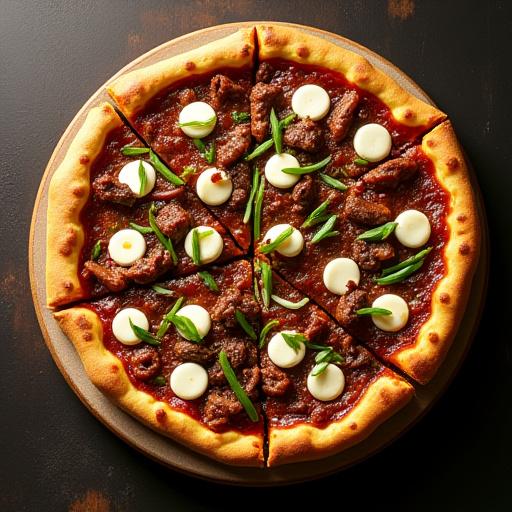 Smoked Duck & Hoisin Pizza, a weekly special.